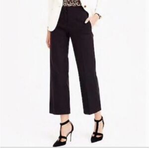 J Crew Super 120s Wool E4768 Pull On‎ Trouser Pants Navy Blue Size 0